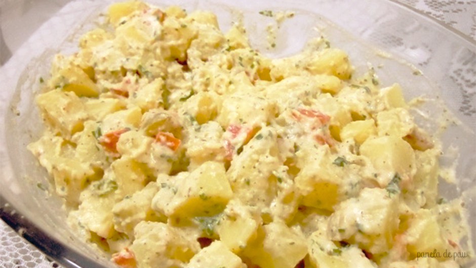 Salada de batatas com maionese